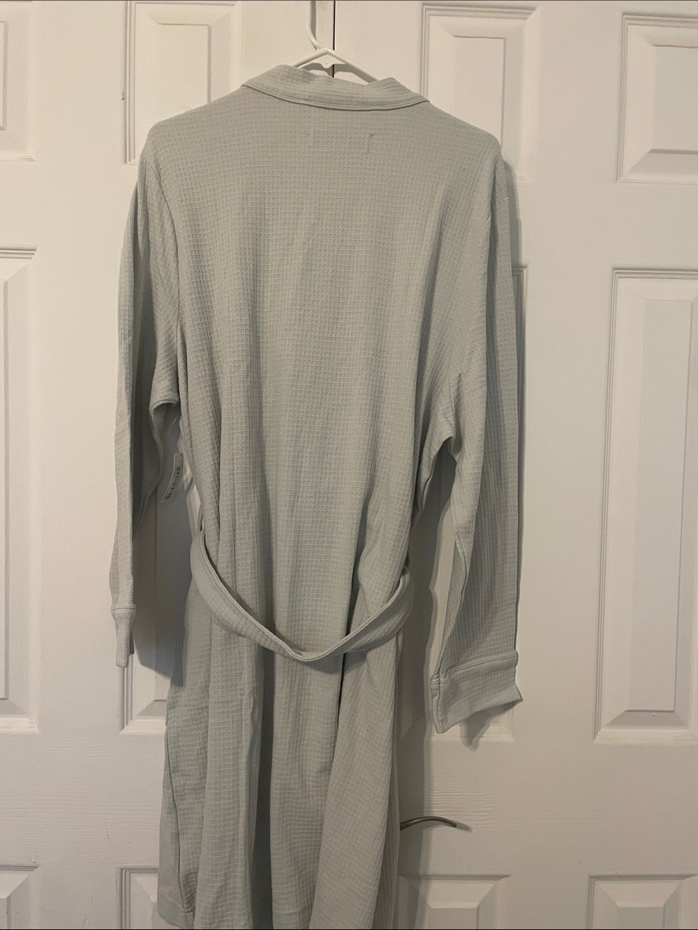 Amazon Essentials Light Sage Waffle-Knit Robe Jacket - Picture 4 of 4
